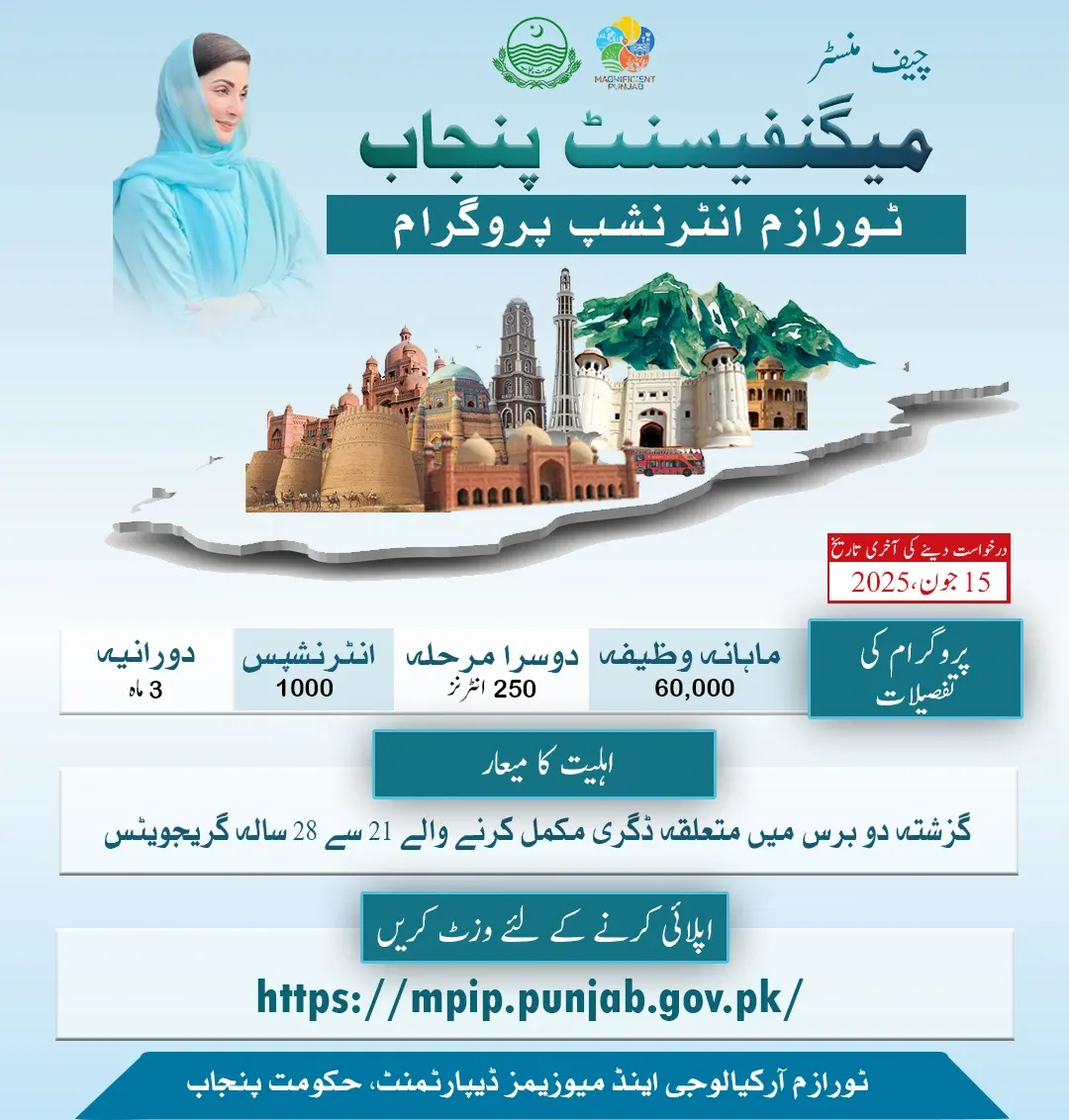 Magnificiant Punjab Internship Program Banner Government